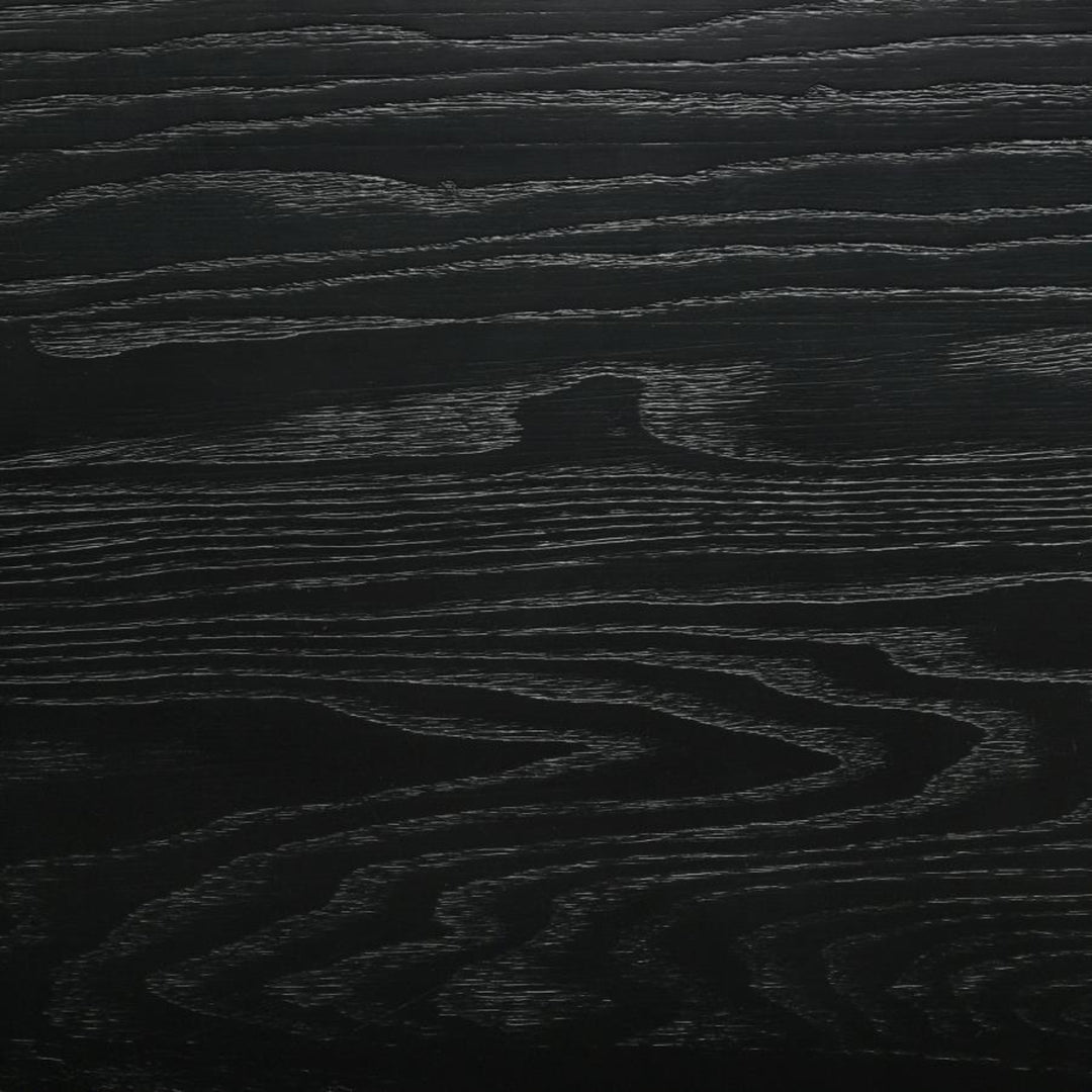 Arini Round Coffee Table in Black wood detail - round coffee table by Coaster - Whats New Furniture Portland OR