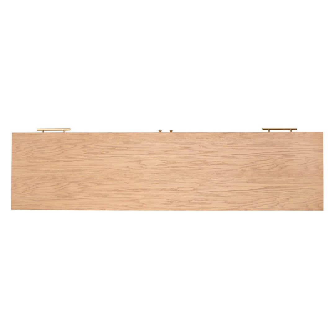 Arizona Sideboard in Natural Oak top-down view - natural oak sideboard by LH Imports - Whats New Furniture Portland OR