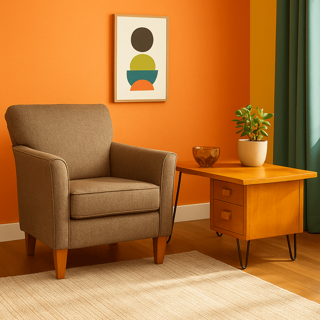Armchair detail view 4 - Whats New Furniture - Portland, Oregon