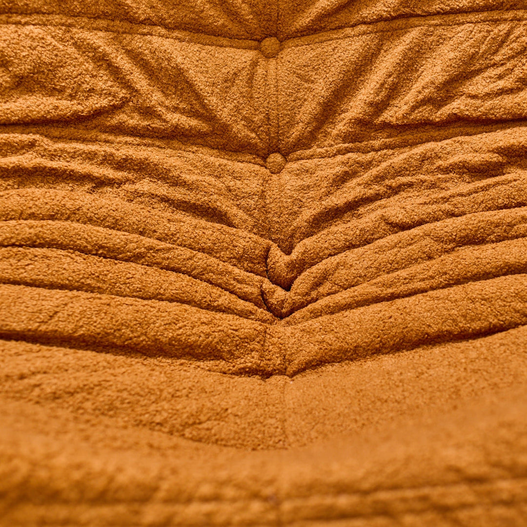 Armless Lounge Chair (Orange) detail view 2 - Whats New Furniture - Portland, Oregon
