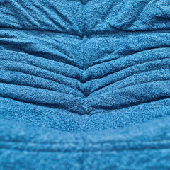 Armless Lounge Chair (Blue) detail view 4 - Whats New Furniture - Portland, Oregon