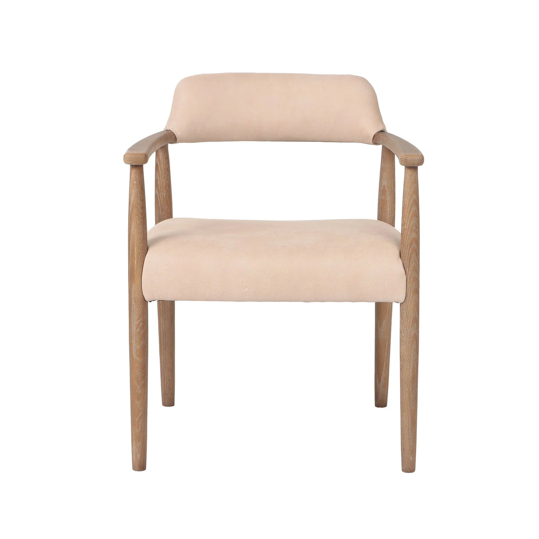 Artemis Dining Chair in Oyster - solid ash leather dining chair by LH Imports - Whats New Furniture Portland OR
