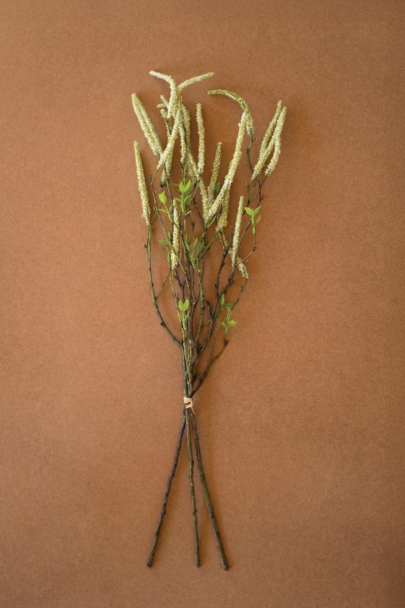 Faux Bundle of 5 White Flowers — view 2