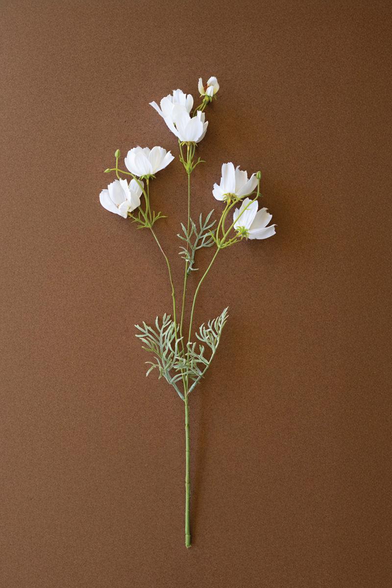 Faux White Cosmos Spray — What&