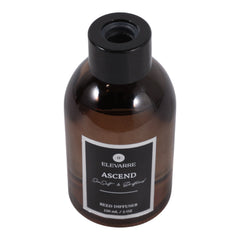 Ascend Sea Salt &amp; Driftwood Reed Diffuser, 150 ml bottle close up - reed diffuser by Elevarre by Sagebrook Home - Whats New Furniture Portland OR