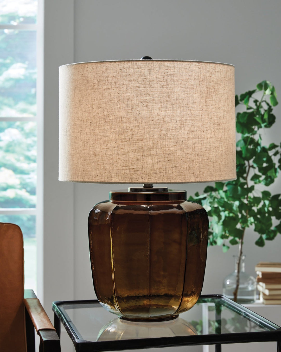 Bainmore Glass Table Lamp - Whats New Furniture Portland OR