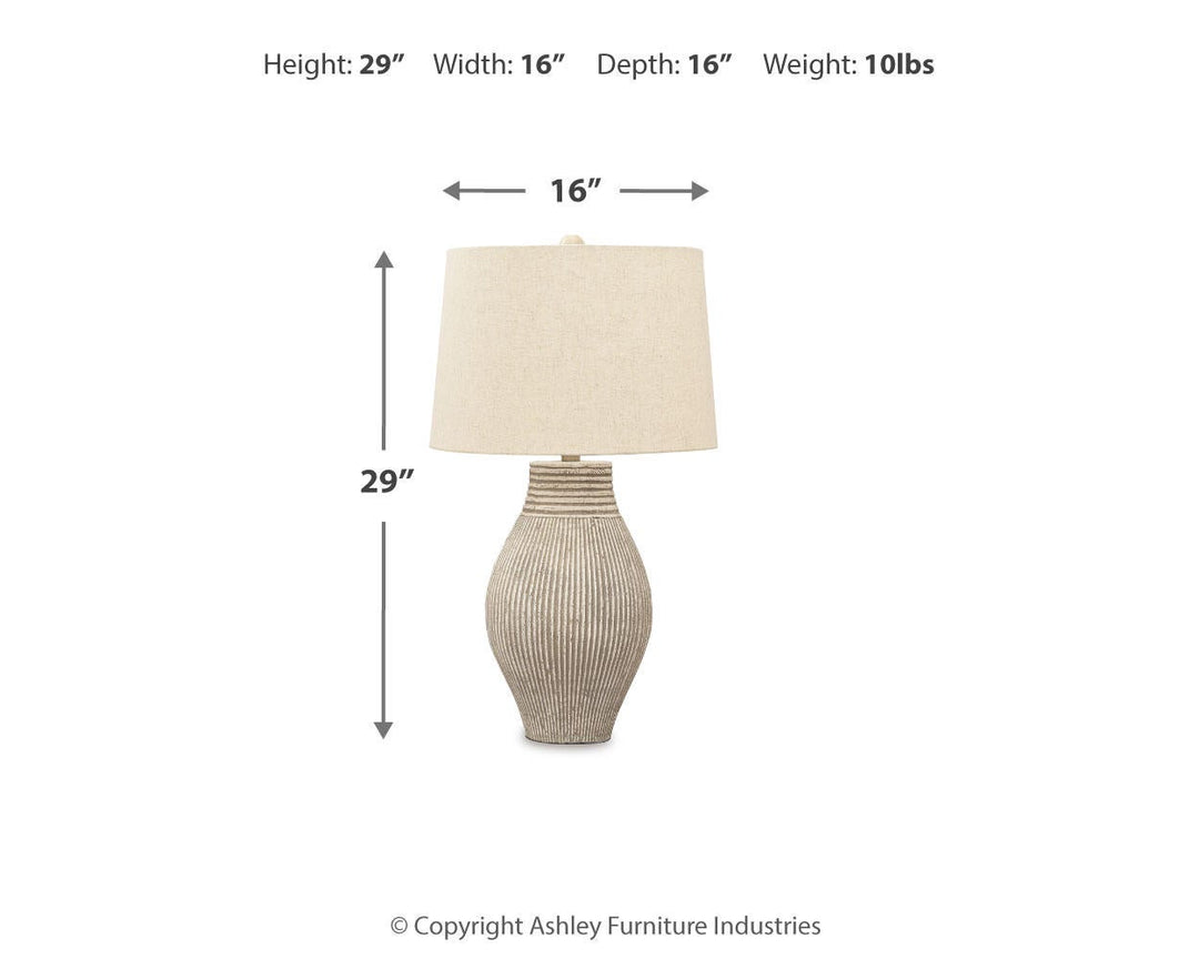 Layal Table Lamp by Ashley Furniture - view 5
