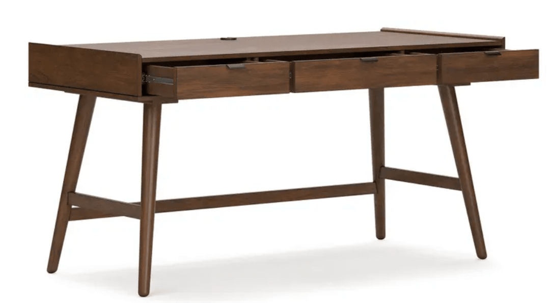 Lyncott Home Office Desk detail view 2 - Whats New Furniture Portland OR
