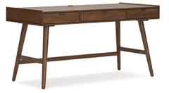 Lyncott Home Office Desk detail view - Whats New Furniture Portland OR