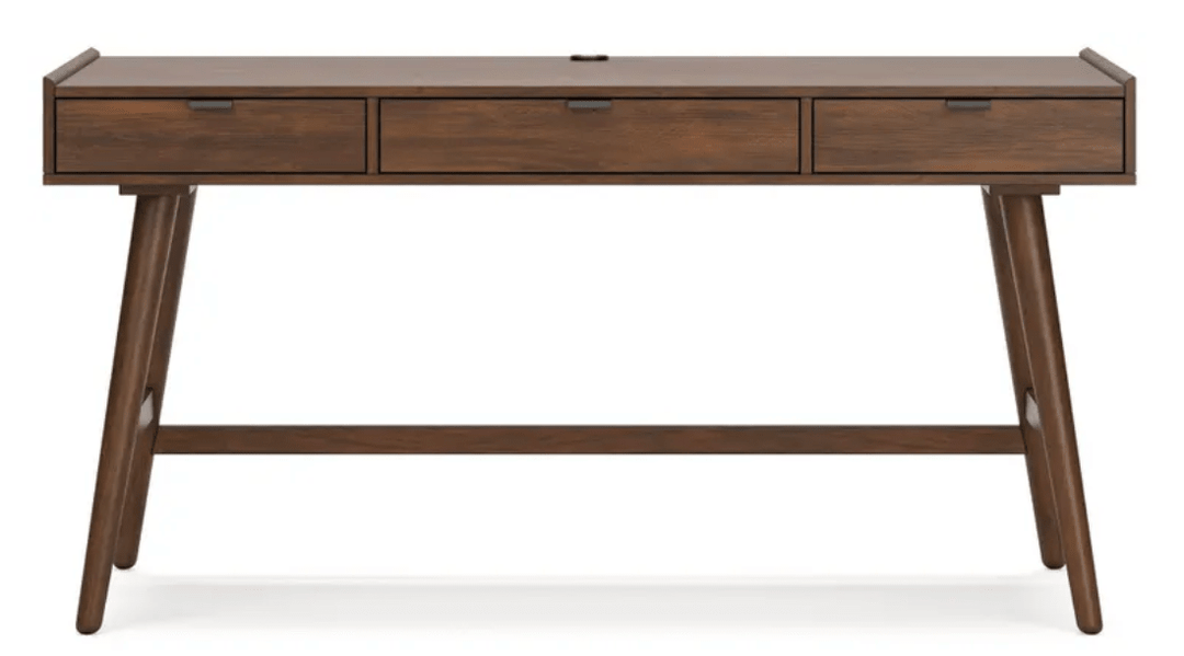 Lyncott Home Office Desk detail view 4 - Whats New Furniture Portland OR