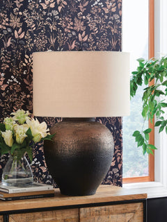 Newgerhard Table Lamp by Ashley Furniture - product view - Whats New Furniture Portland OR