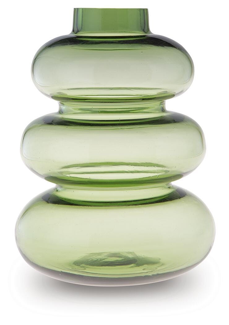 Renethorne 9-Inch Vase in Green — official Ashley Furniture studio view