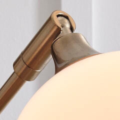 Taliya Arc Lamp in Champagne/White — Ashley Furniture finish 500 view