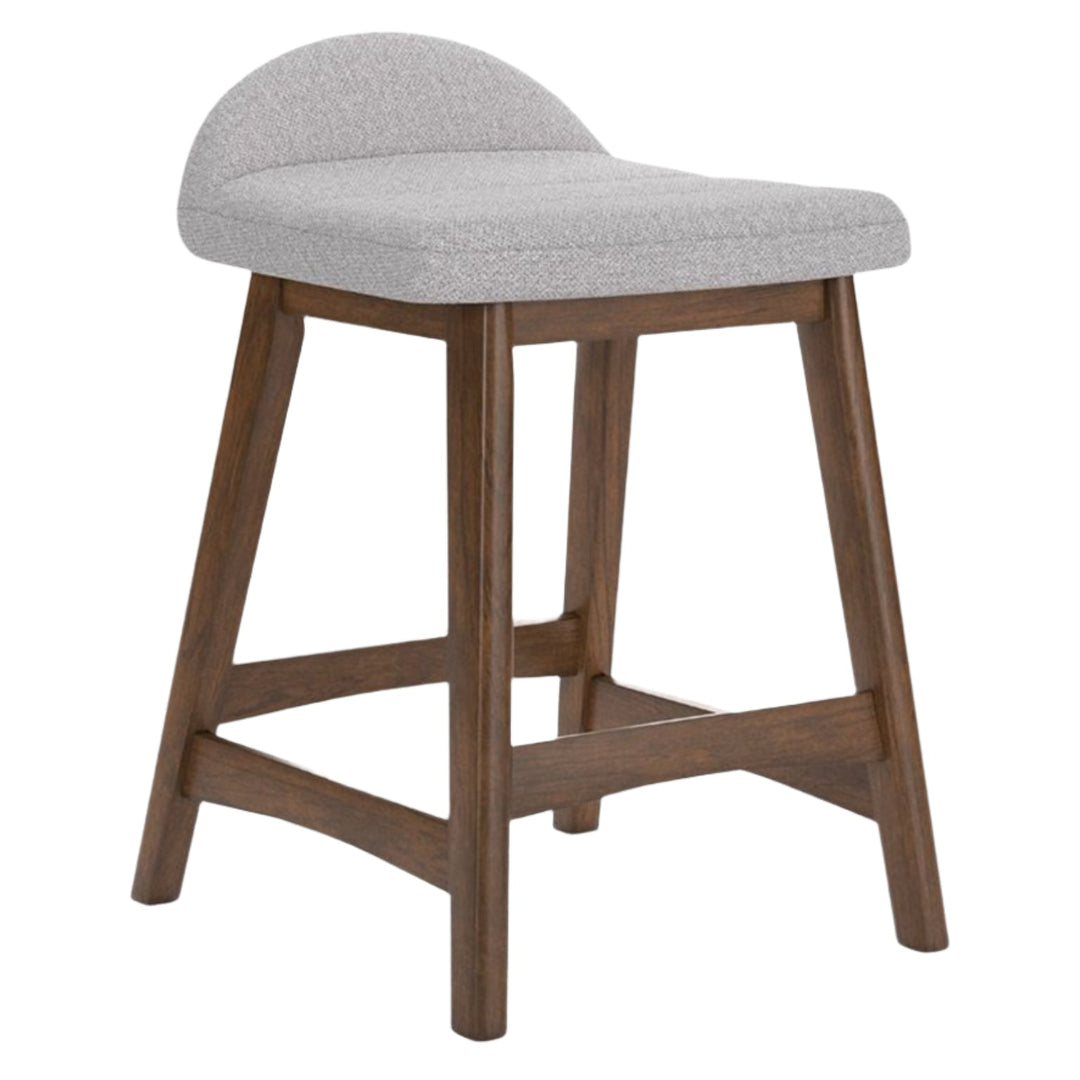 Lyncott Counter Height Bar Stool in Light Grey - counter height bar stool by Ashley - Whats New Furniture Portland OR