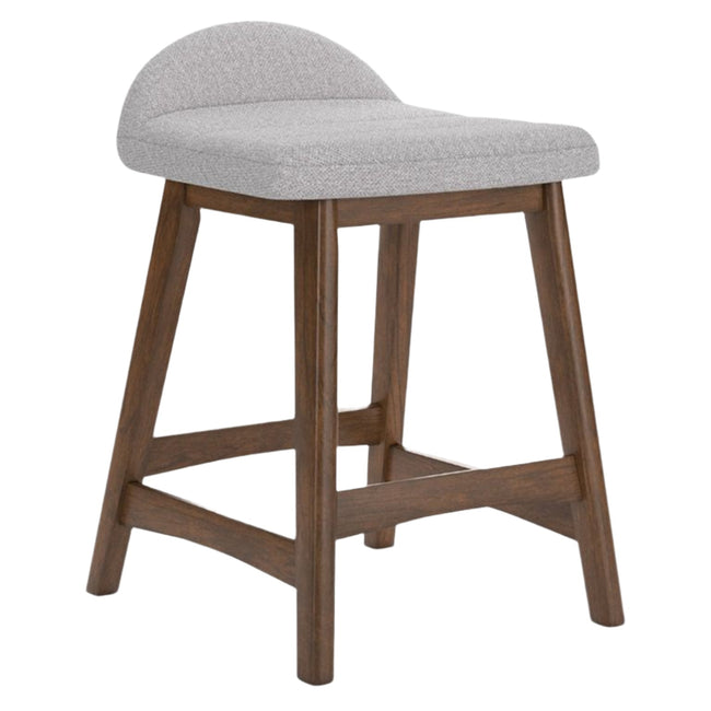 Lyncott Counter Height Bar Stool in Light Grey - counter height bar stool by Ashley - Whats New Furniture Portland OR