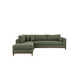Aspen Open Chaise Sectional in Eureka Ireland front view - open-chaise sectional sofa by Stanton - Whats New Furniture Portland OR