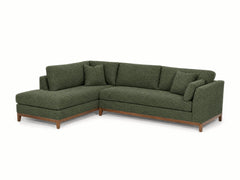 Aspen Open Chaise Sectional in Eureka Ireland, left-hand chaise - studio three-quarter view - Stanton - Whats New Furniture Portland OR