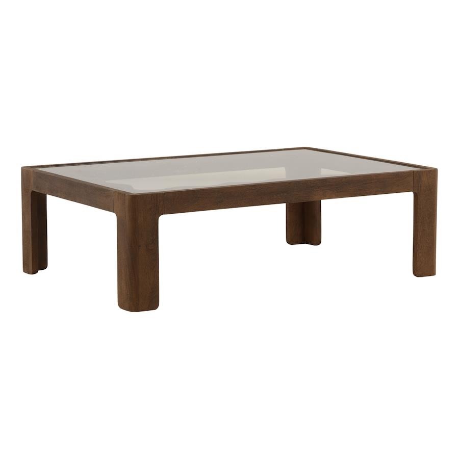 Auberlin Coffee Table Brown by Dovetail - product view