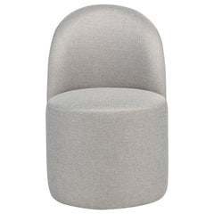 Aubrey Upholstered Barrel Dining Side Chair Beige (Set of 2) - What&