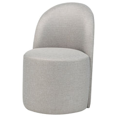 Aubrey Upholstered Barrel Dining Side Chair Beige (Set of 2) - What&