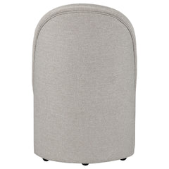 Aubrey Upholstered Barrel Dining Side Chair Beige (Set of 2) - What&