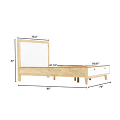 Ava King Bed Frame - Whats New Furniture - Portland, Oregon