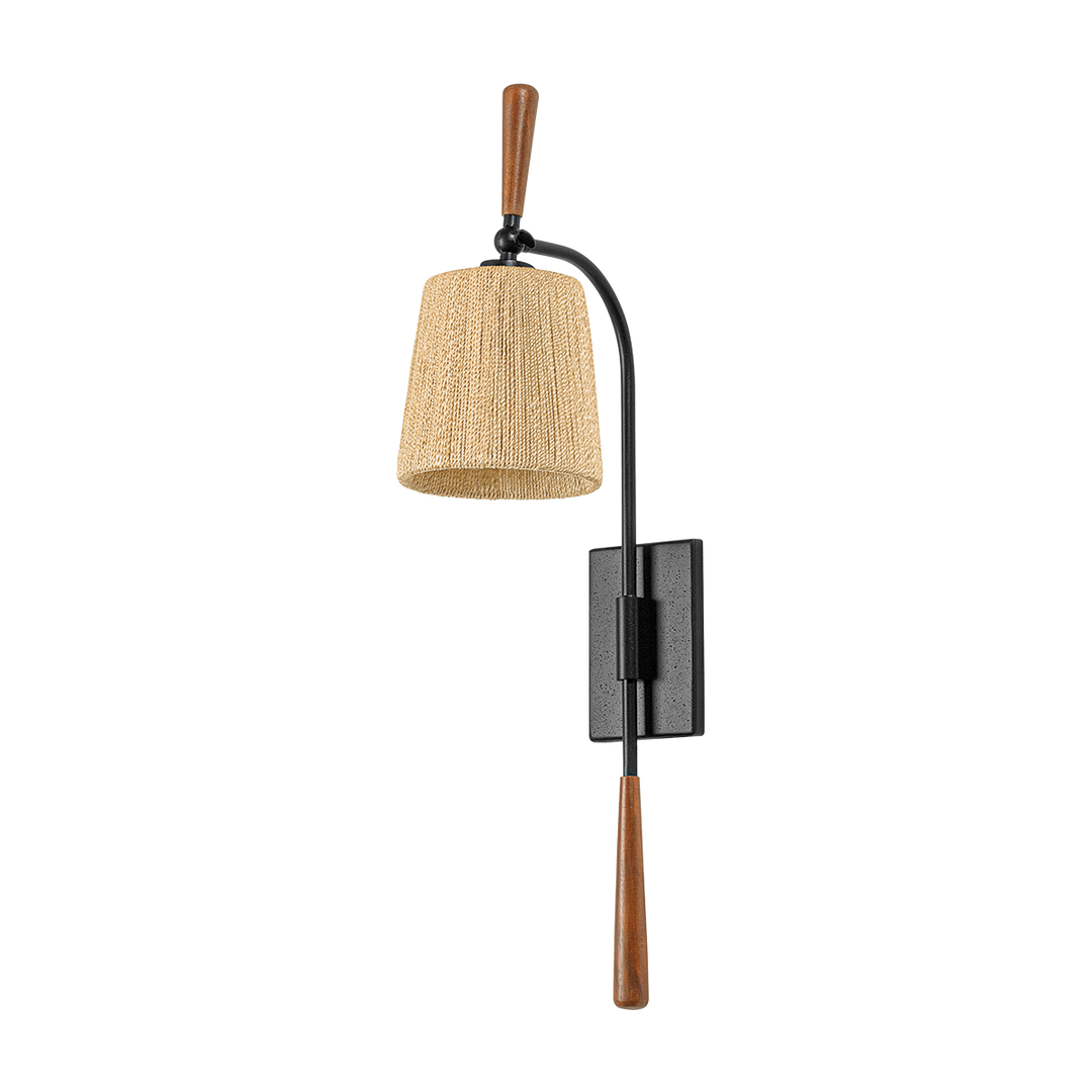 Harlyn Wall Sconce, Textured Black by Troy Lighting - product view