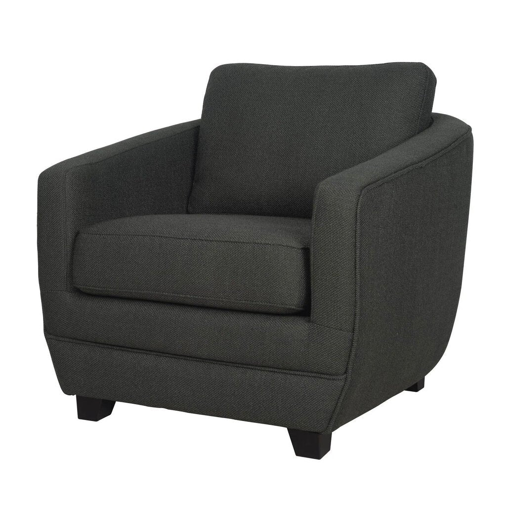 Baltimo Club Chair in Evergreen side angle - upholstered club chair by LH Imports - Whats New Furniture Portland OR