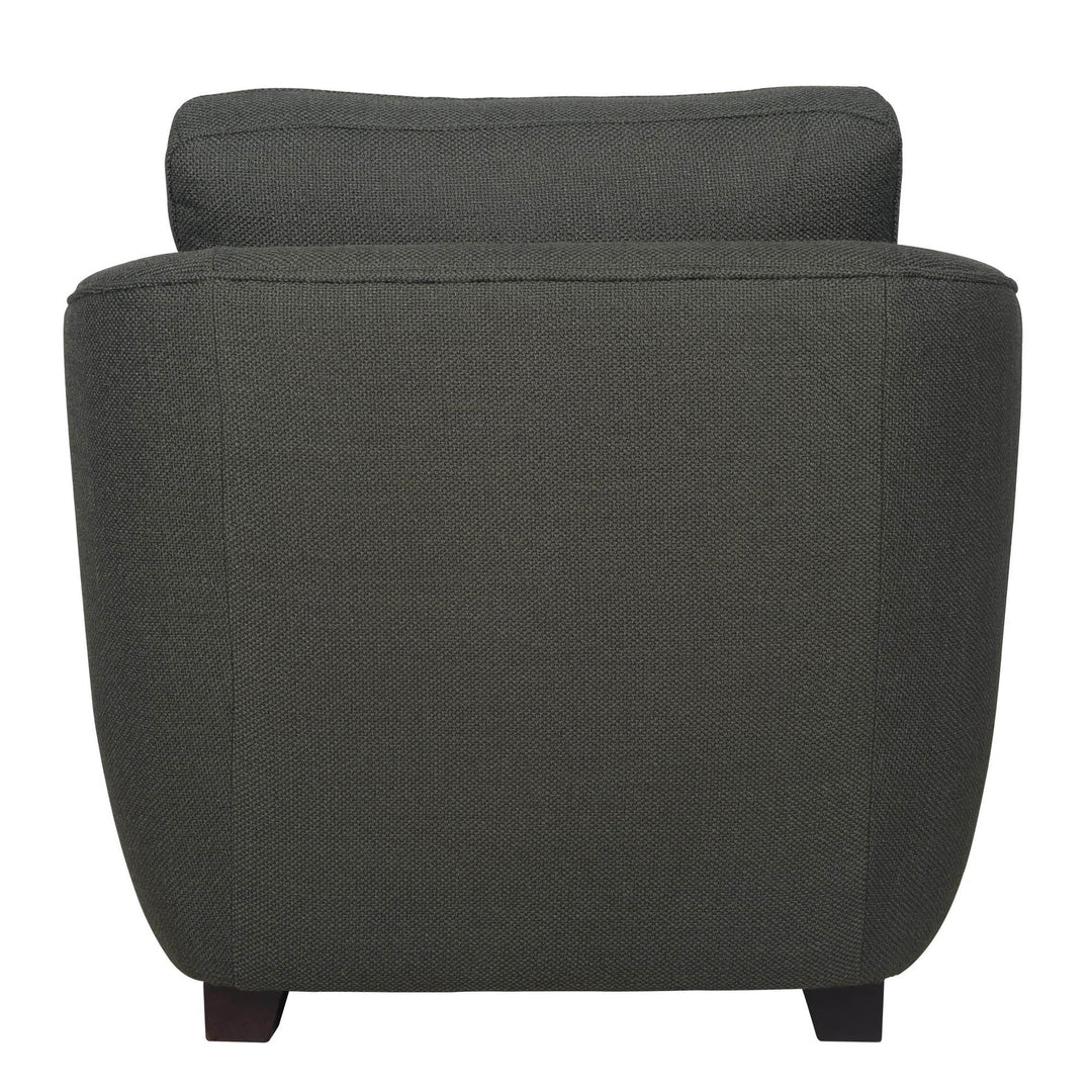Baltimo Club Chair in Evergreen back view - upholstered club chair by LH Imports - Whats New Furniture Portland OR