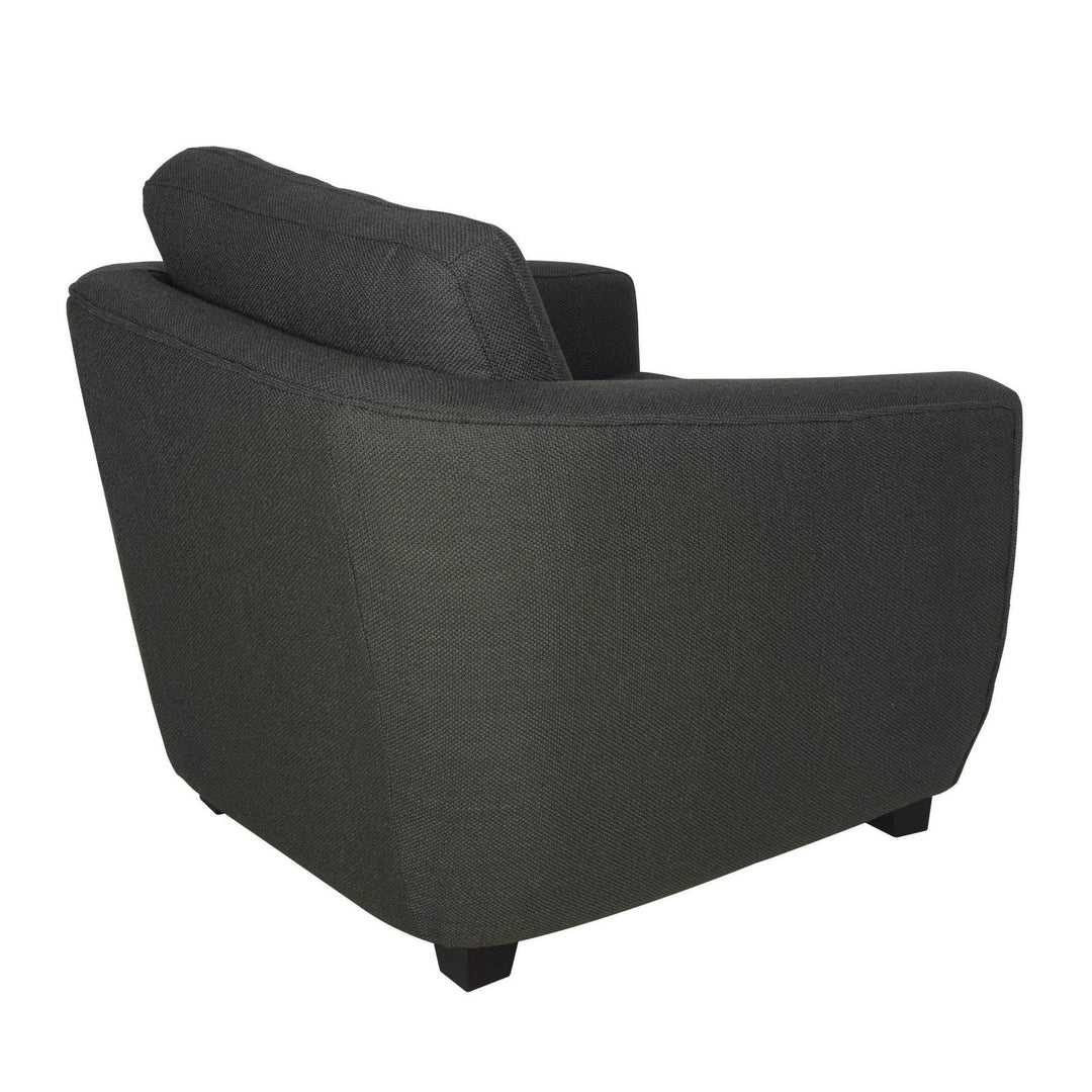 Baltimo Club Chair in Evergreen side view - upholstered club chair by LH Imports - Whats New Furniture Portland OR