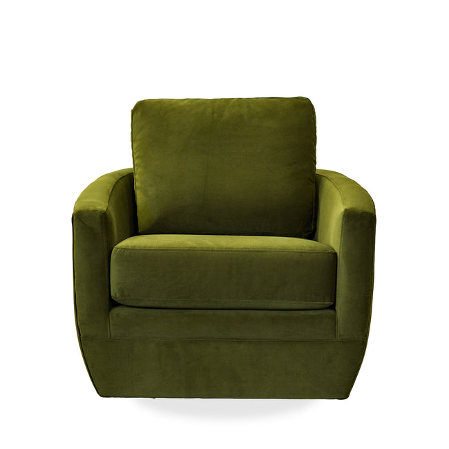 Baltimo Swivel/Glider Chair in Hunter Green - swivel glider chair by LH Imports - Whats New Furniture Portland OR