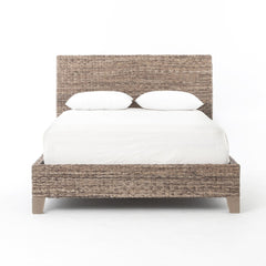 Banana Leaf Bed Grey Wash Mango (King) - Bed by Four Hands - What&