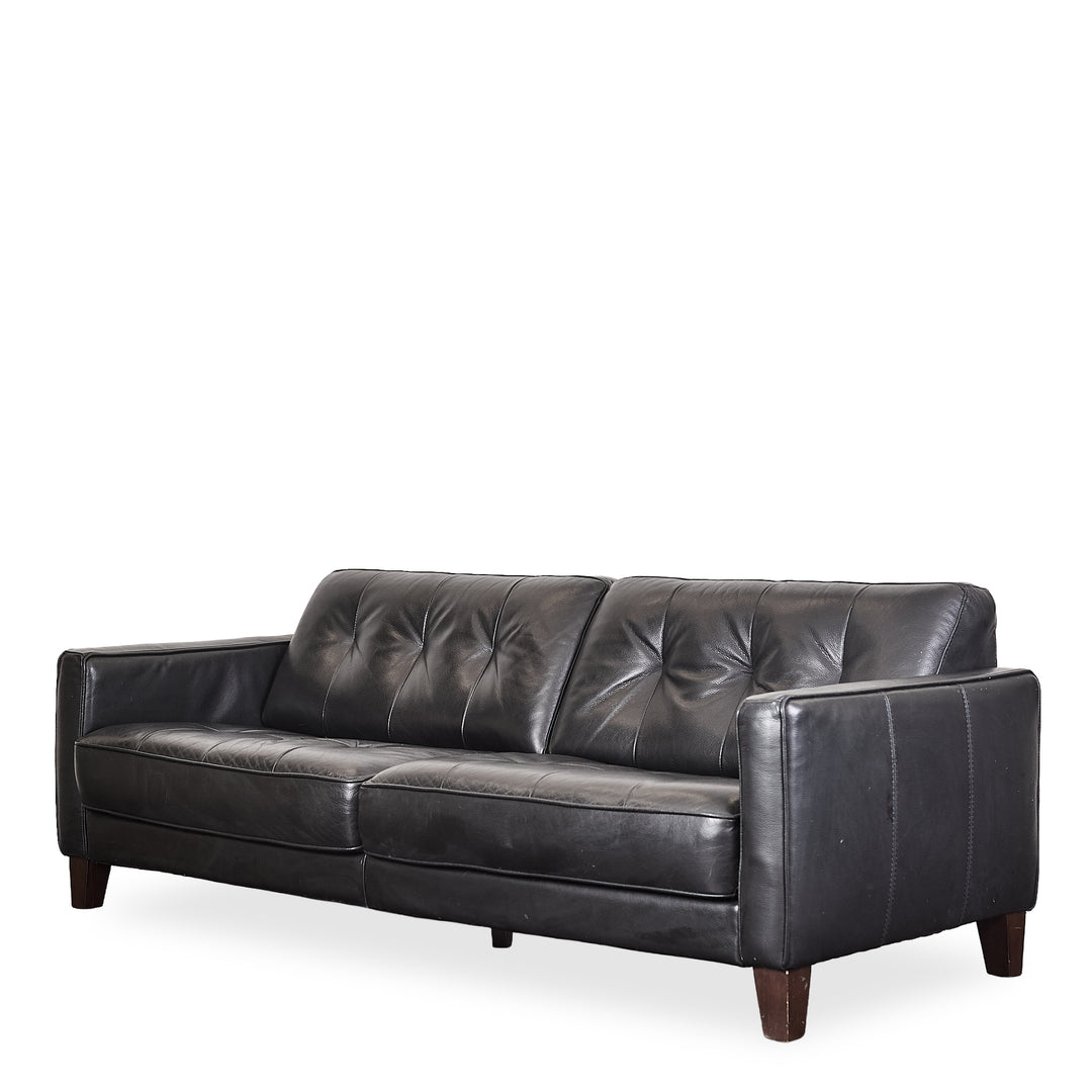 Baxter Leather Sofa detail view - Whats New Furniture - Portland, Oregon