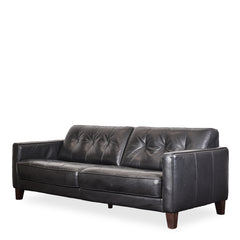 Baxter Leather Sofa detail view - Whats New Furniture - Portland, Oregon