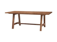 Bedford KD 79" Rect. Dining Table "A" Base in Brushed Brown - 79 inch rectangular dining table by NPD - Whats New Furniture Portland OR