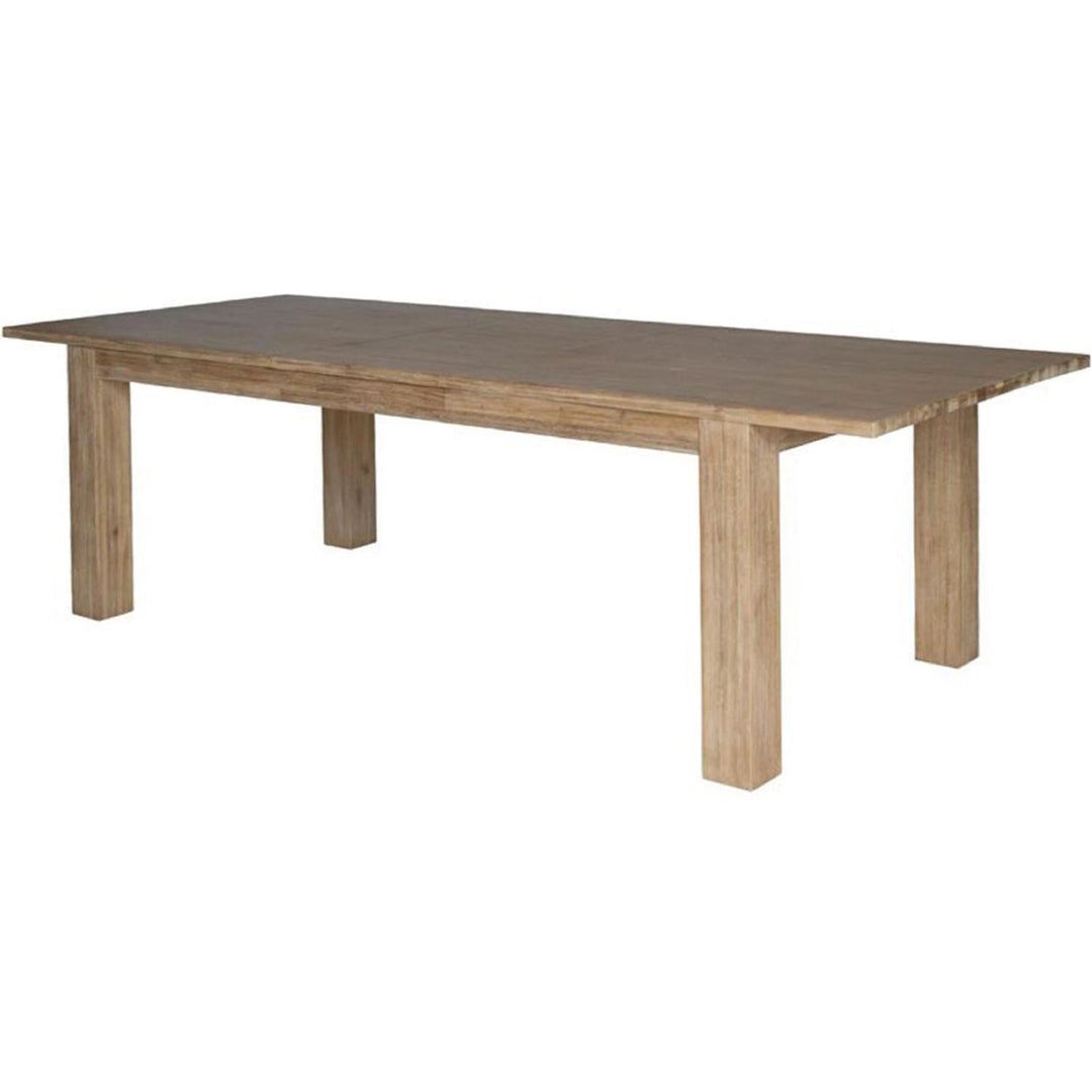 Bedford Extendable Dining Table in Brushed Brown - extendable dining table by NPD - Whats New Furniture Portland OR