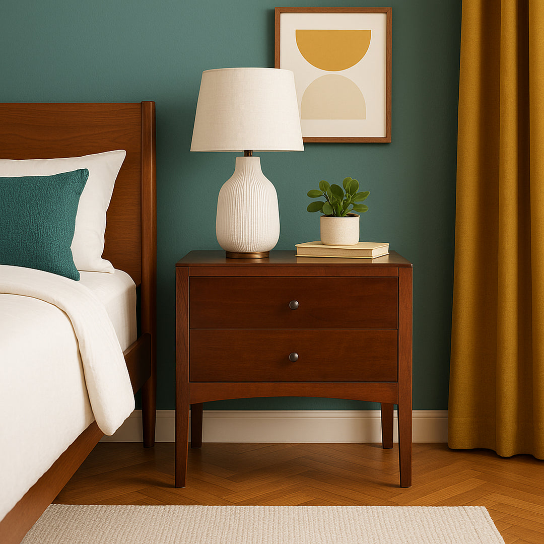 Bedside Night Table detail view 3 - Whats New Furniture - Portland, Oregon