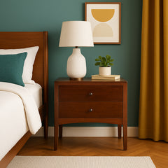 Bedside Night Table detail view 3 - Whats New Furniture - Portland, Oregon