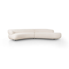 Belen 2-Piece Sectional Crypton Nomad Snow - Sectional by Four Hands - What&