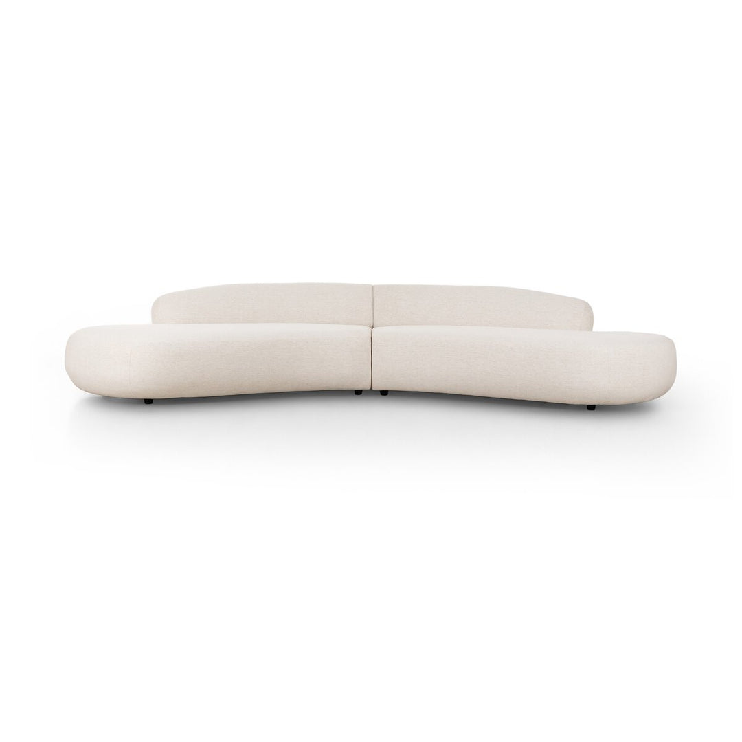 Belen Double Chaise Crypton Nomad Snow - Sectional by Four Hands - What&