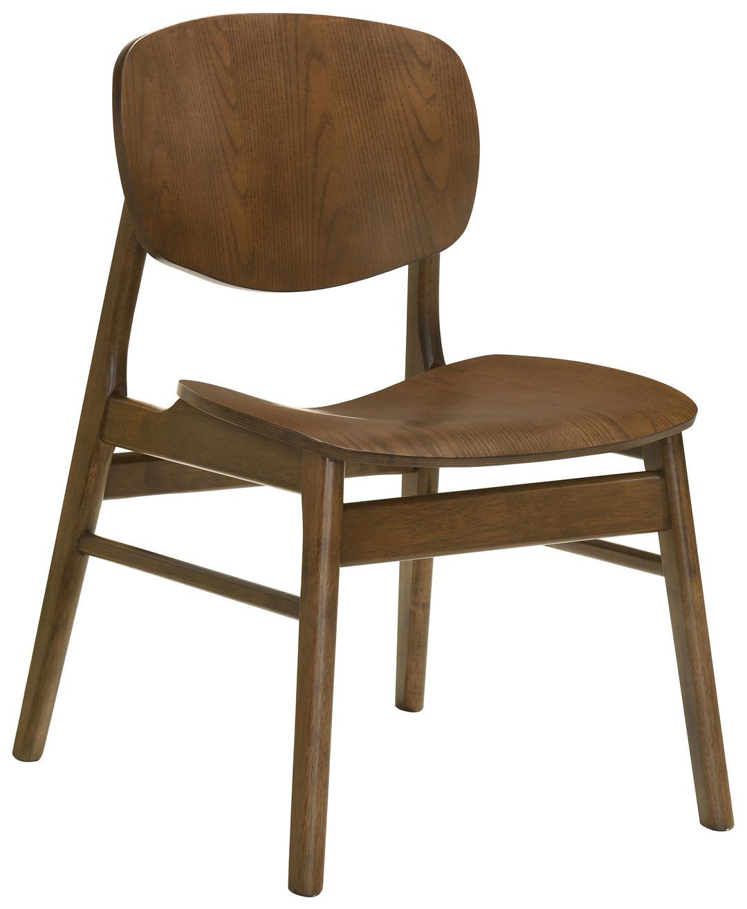 Benford Dining Side Chair Wood Seat Dark Brown (Set of 2) - What&