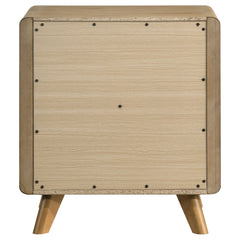 Bennett 2-drawer Bedroom Nightstand Bedside Table Light Oak - What&