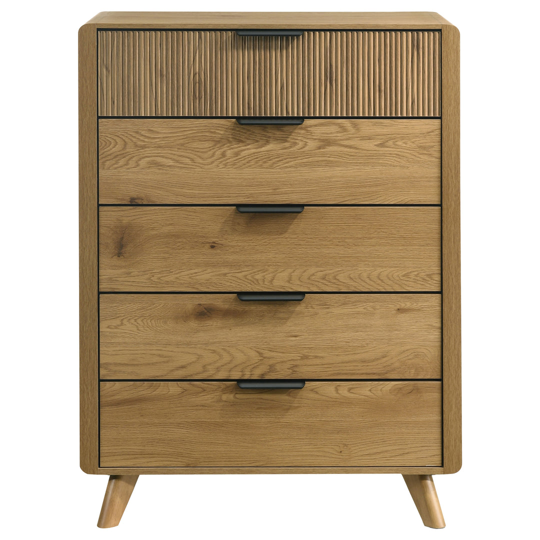 Bennett 5-drawer Bedroom Chest of Drawers Light Oak - What&