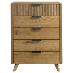 Bennett 5-drawer Bedroom Chest of Drawers Light Oak - What&