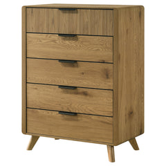 Bennett 5-drawer Bedroom Chest of Drawers Light Oak - What&
