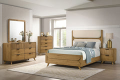 Bennett Bedroom Dresser Mirror Light Oak - What&