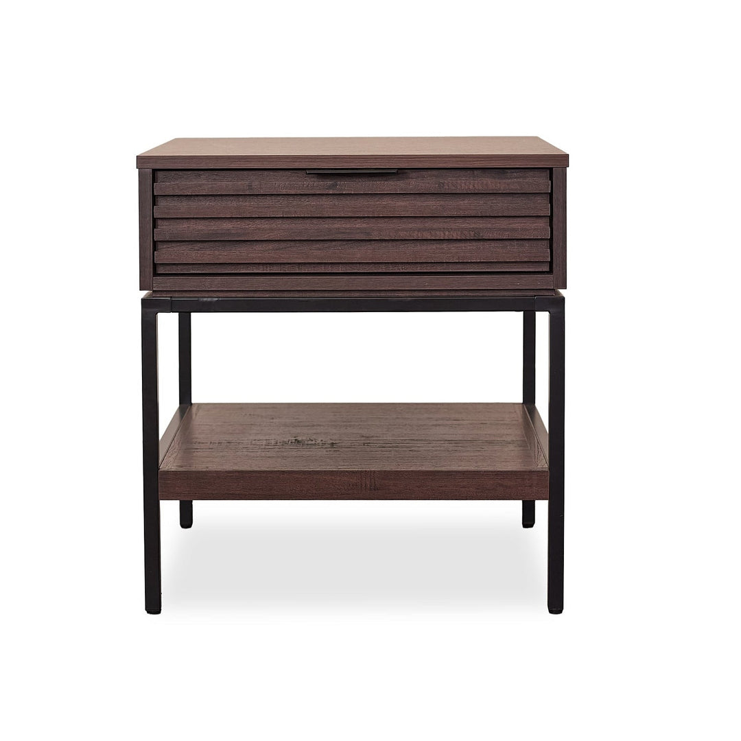 Bisana End Table in Walnut - walnut end table by Unique Furniture - Whats New Furniture Portland OR
