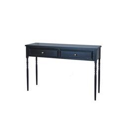 Two Drawer Console Table detail view - Whats New Furniture - Portland, Oregon