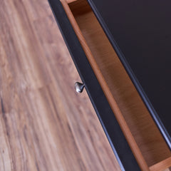 Two Drawer Console Table detail view 5 - Whats New Furniture - Portland, Oregon