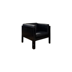 Black Metro Armchair - view 3